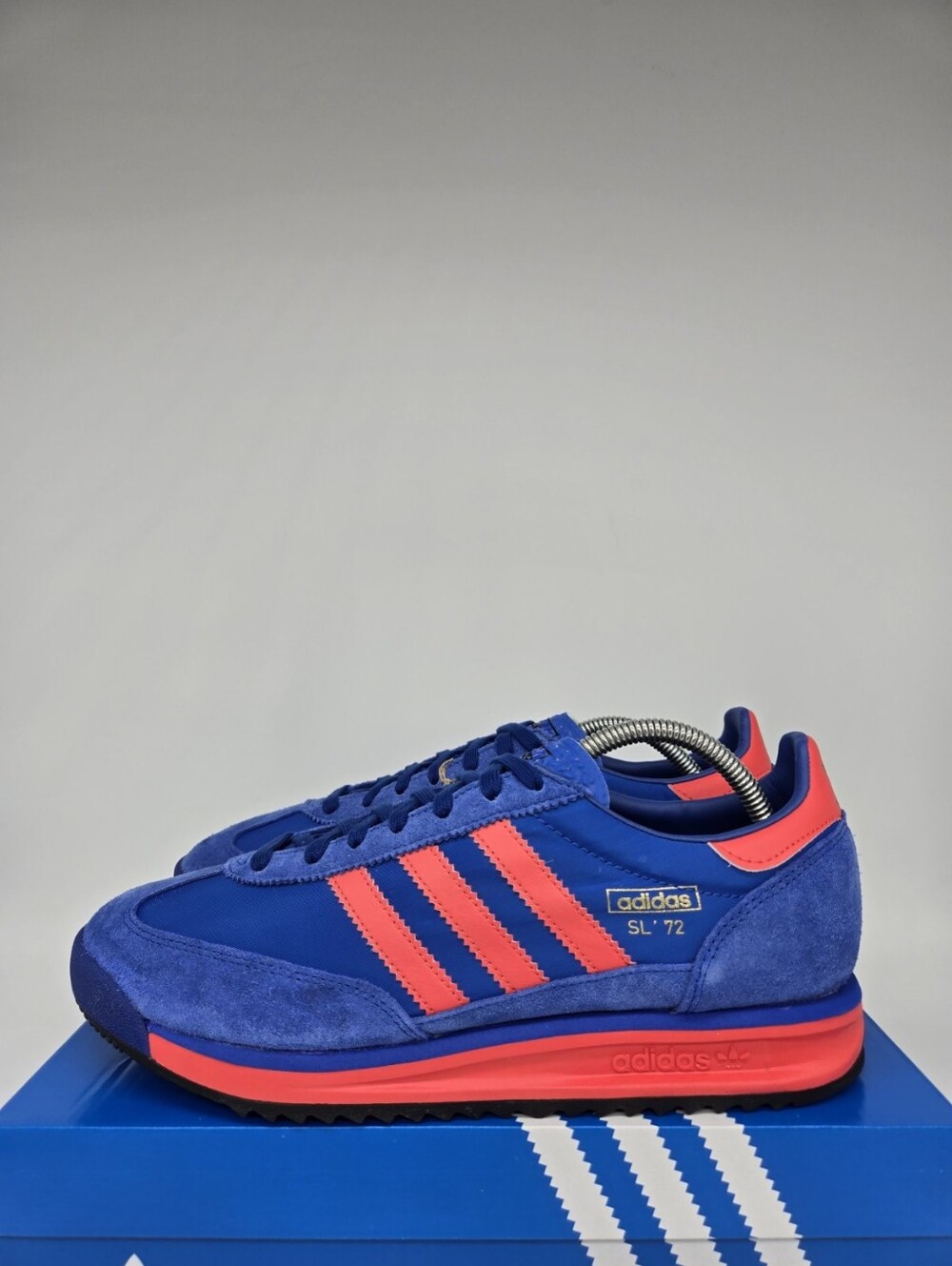 adidas Men's SL 72 RS IG4648 Bright Red Royal Blue Shoes Size 12